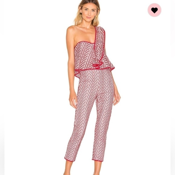 Lovers and Friends Flint Jumpsuit in Red Size Medium - Picture 1 of 12